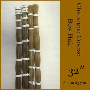 Châtaigne Coarse Bow Hair 32" (250g Bundle)
